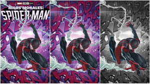 
                  
                    Load image into Gallery viewer, MILES MORALES SPIDER-MAN #19 SKAN SRISUWAN ASM #300 HOMAGE TRADE DRESS, VIRGIN, COLOR SPLASH VIRGIN VARIANT SET OF 3 (10/21/2020)
                  
                